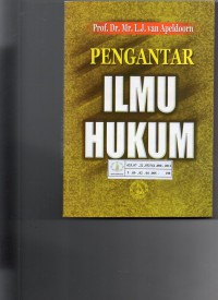 Image of Pengantar Ilmu Hukum